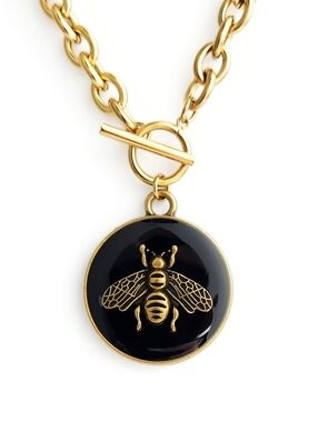 Gucci - Repurposed Bee Charm Necklace